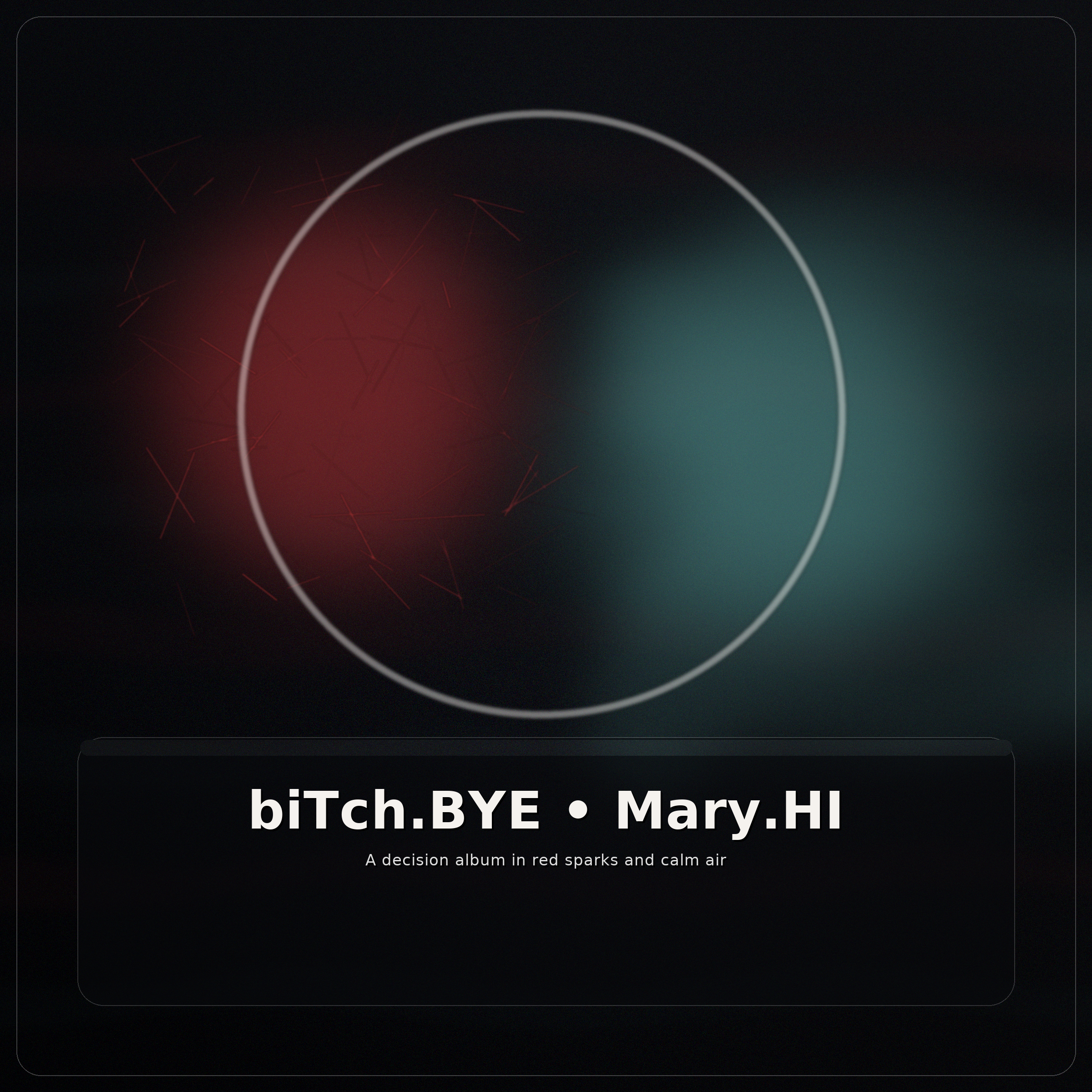 biTch.BYE • Mary.HI front cover
