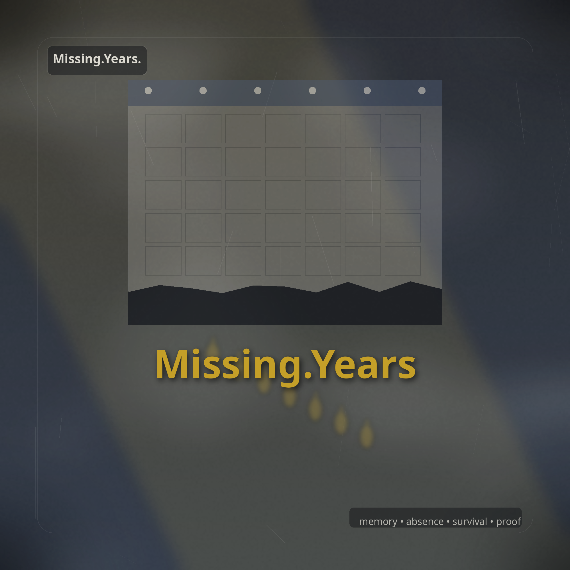 Missing.Years track art