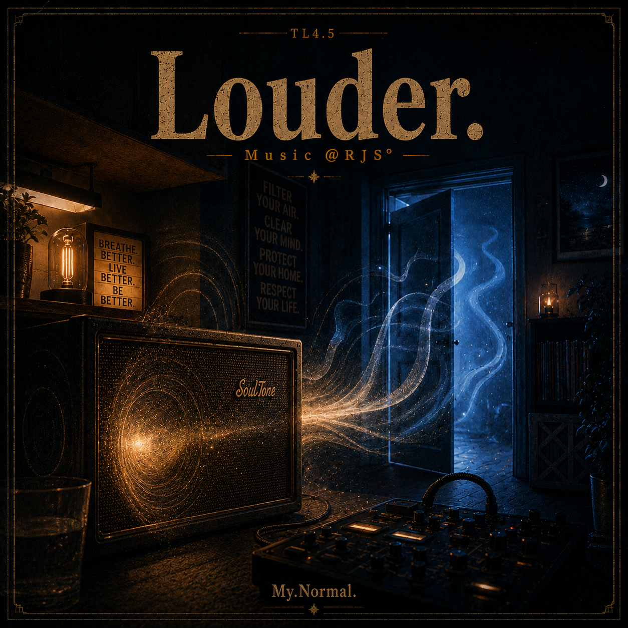 Louder. track artwork