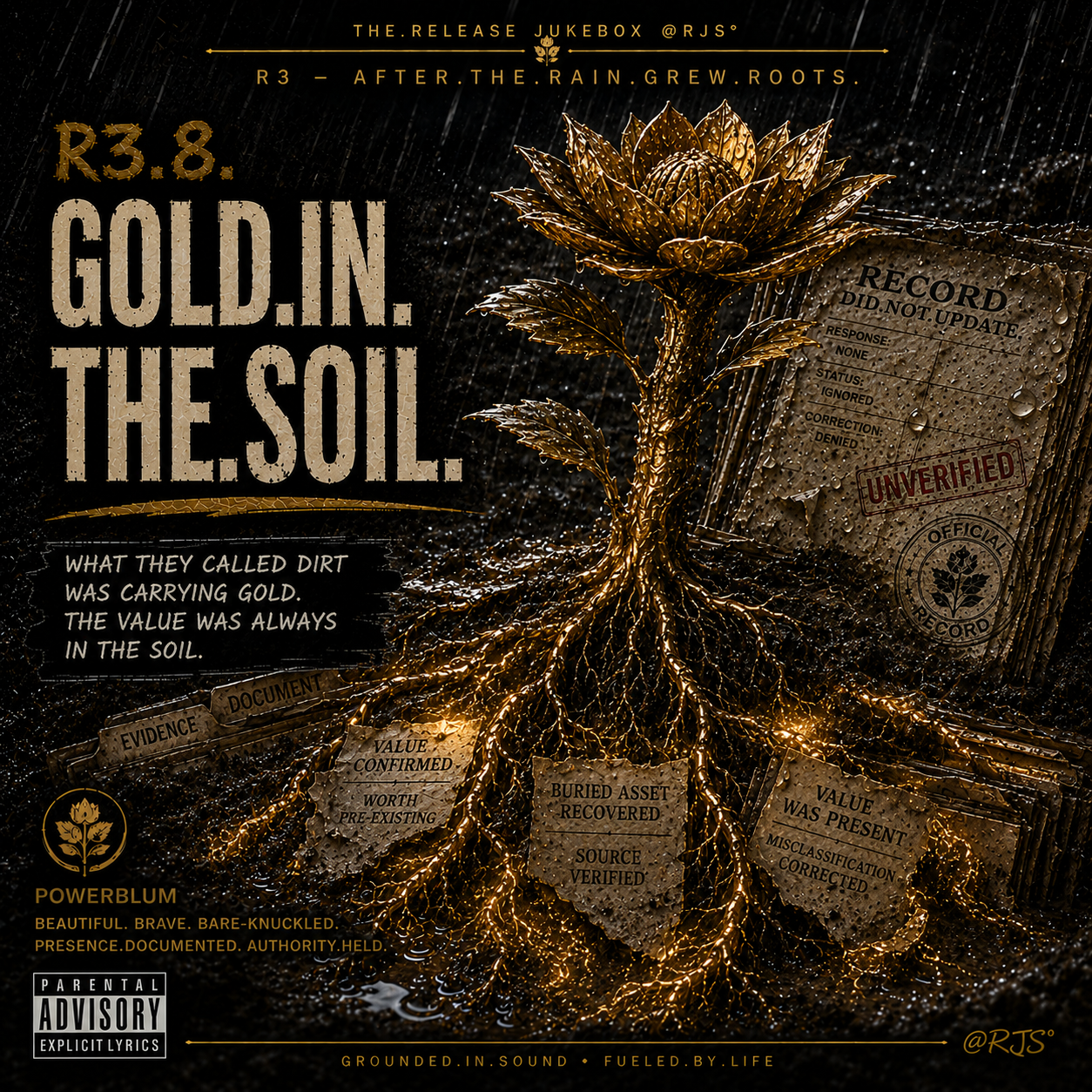 R3.8 — Gold.In.The.Soil. official track artwork