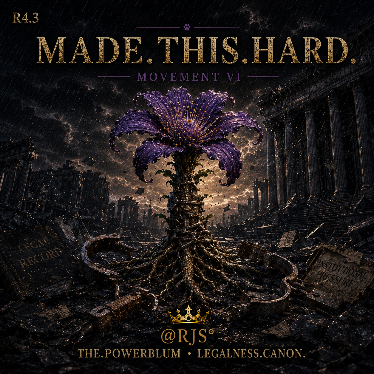 R4.3 — Made.This.Hard. official track artwork