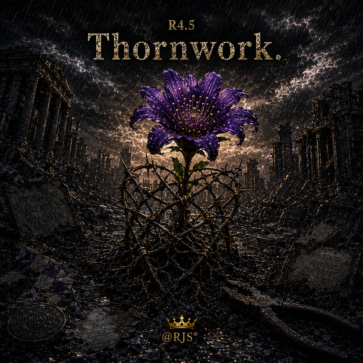 R4.5 — Thornwork. official track artwork