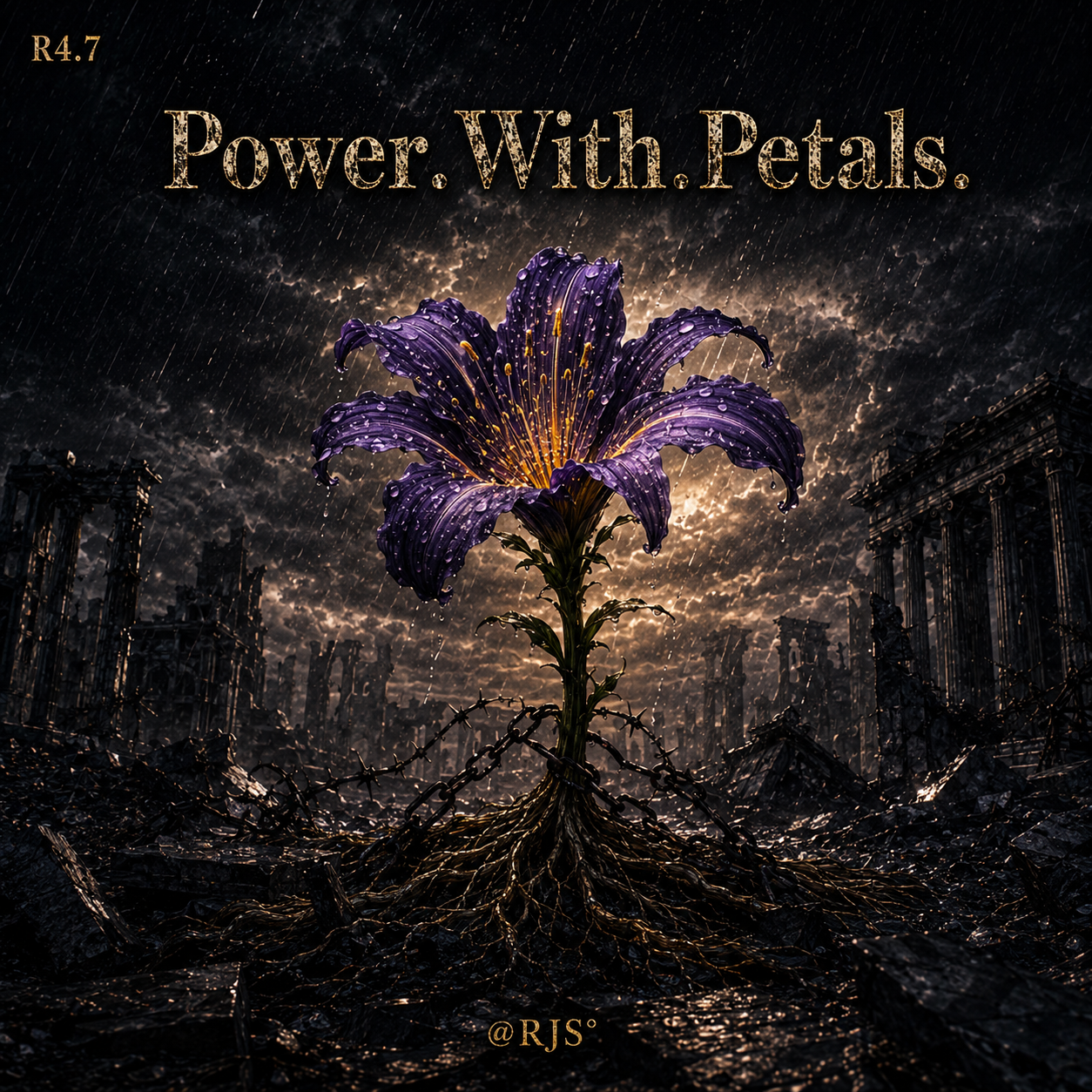 R4.7 — Power.With.Petals. official track artwork