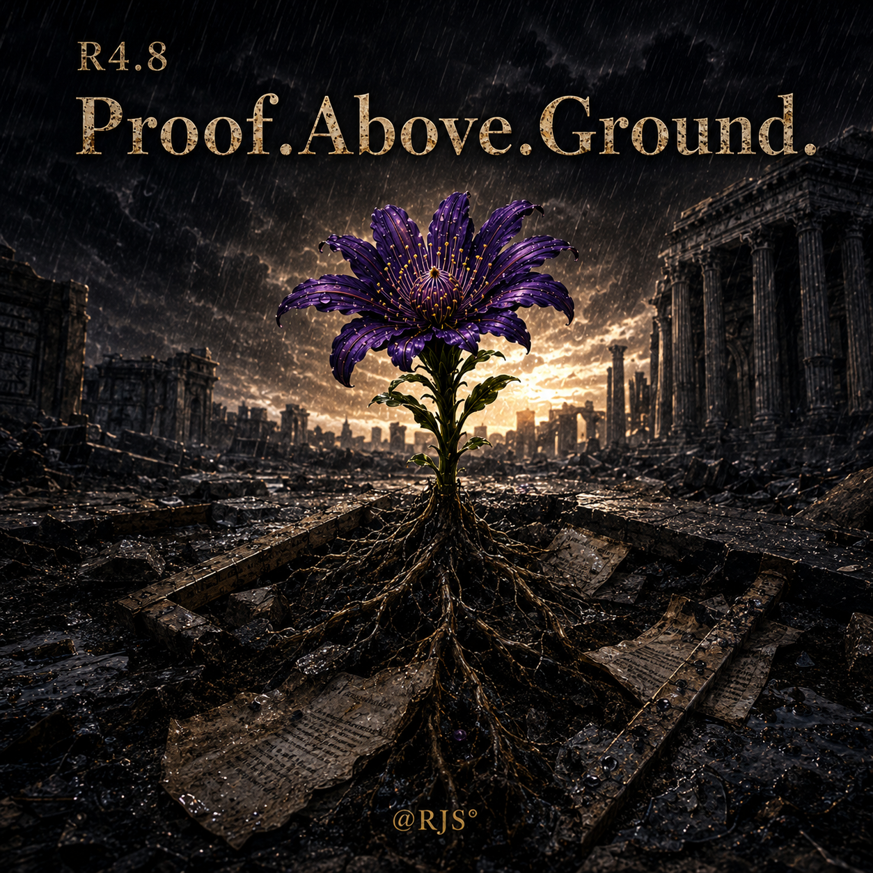 R4.8 — Proof.Above.Ground. official track artwork