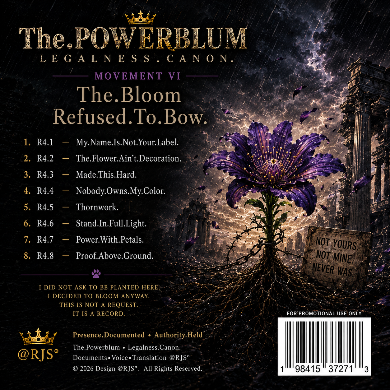 R4 — The.Bloom.Refused.To.Bow. official back cover artwork
