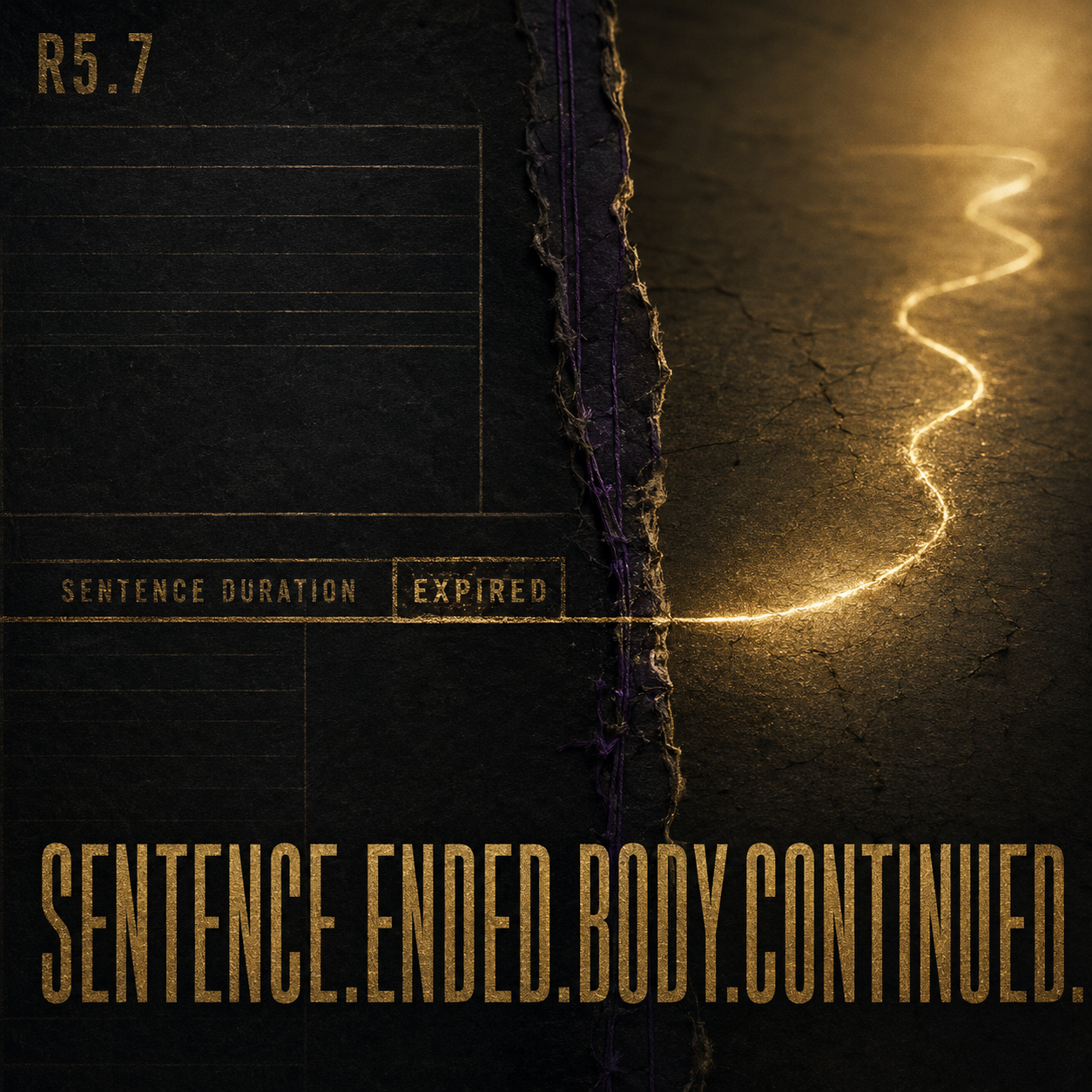 R5.7 — Sentence.Ended.Body.Continued. track artwork
