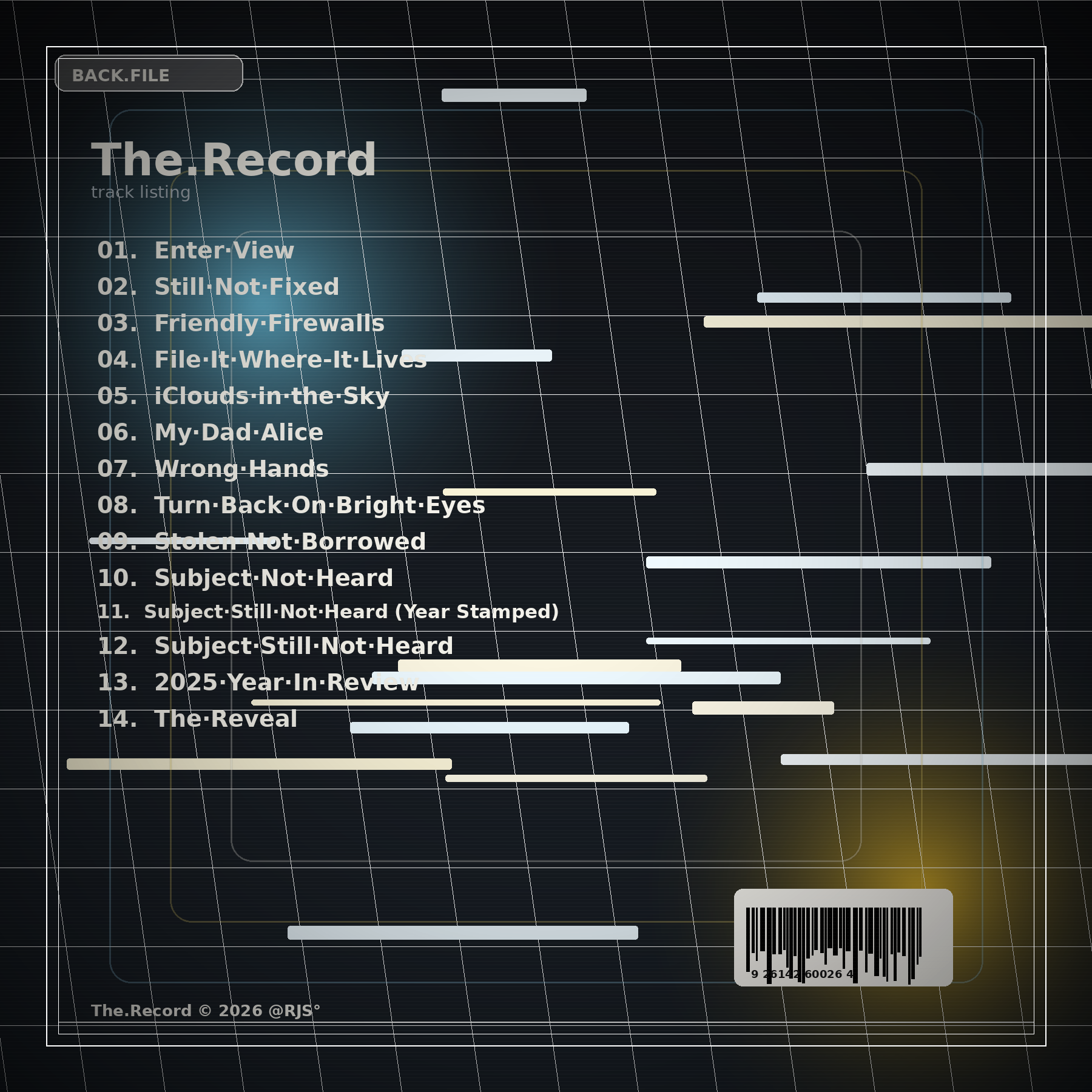 The.Record back cover artwork
